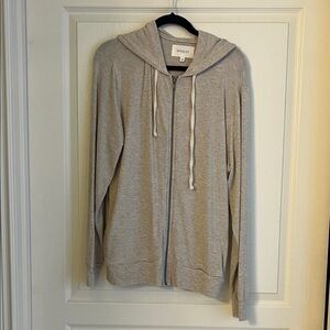 Women’s beige  Zip-Up Hoodie Sweater
